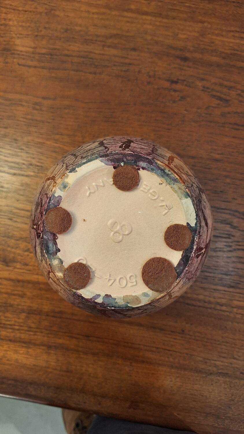 West Germany glazed ceramic vase