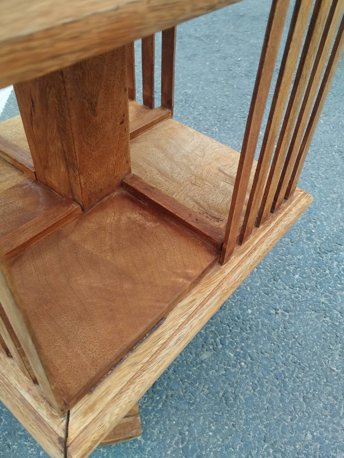 Beautiful antique vintage revolving bookcase