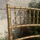 Antique golden bamboo-style chair
