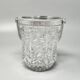 1960s Italian Mid-Century Cut Crystal & Brushed Metal Cocktail Set by Arir