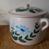 Hand-painted rustic soup
