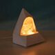 Egyptian stone table lamp, vintage 70s/80s mood lamp.
