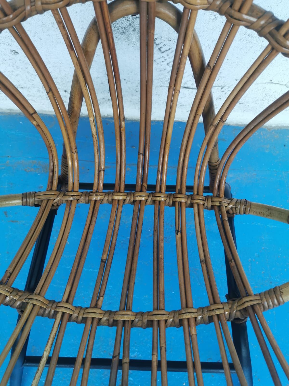 Rattan armchair 1960