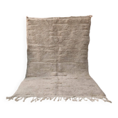 Moroccan Berber rug in cream wool 300 x 200 cm – Geometric patterns