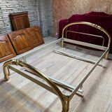Lit en laiton Lipparini Design 1970
