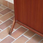 Vintage Scandinavian drop-leaf table in teak wood.