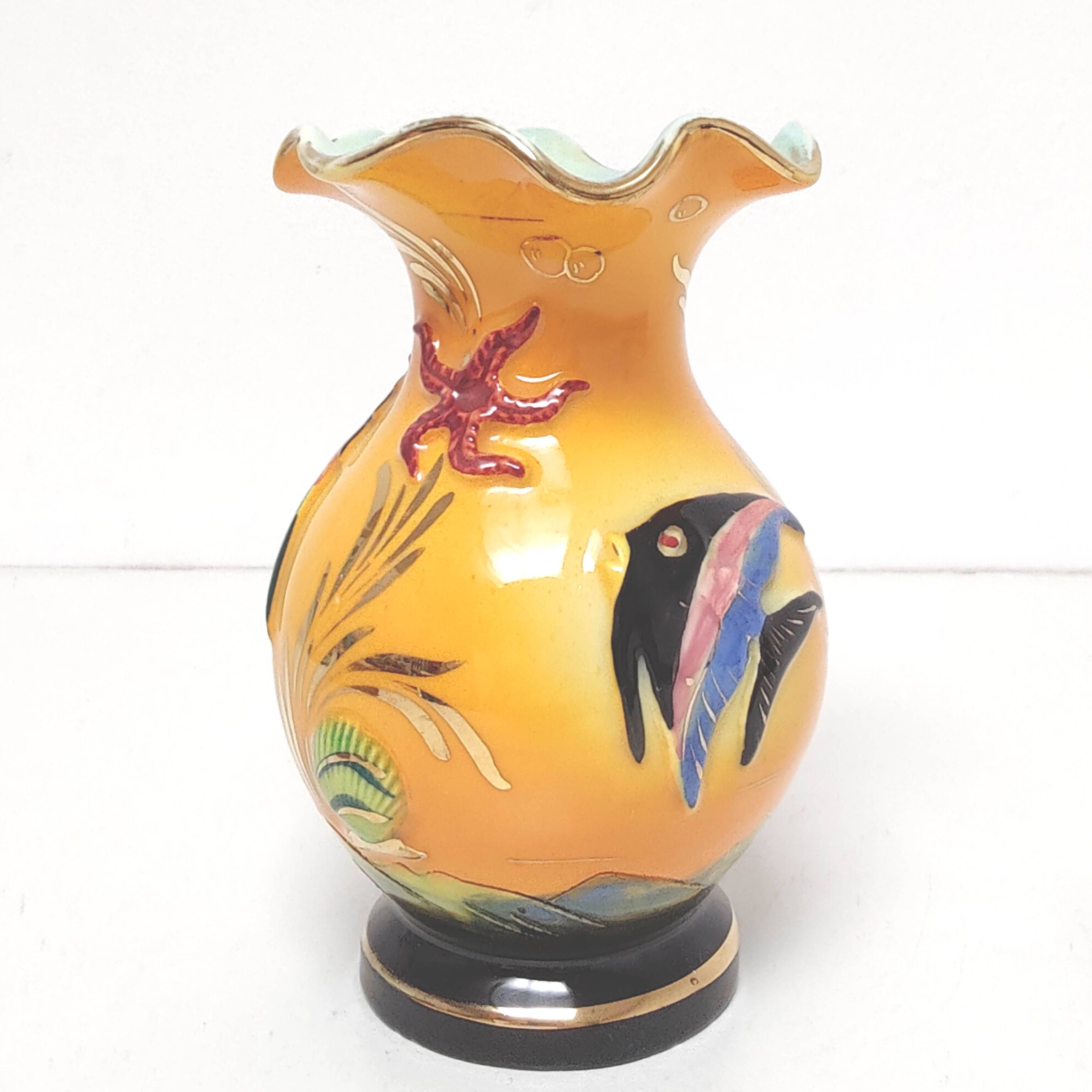 Ceramic vase Monaco workshop Cerdazur seabed