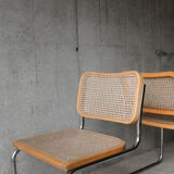 Pair of Cesca B32 chairs by Marcel Breuer