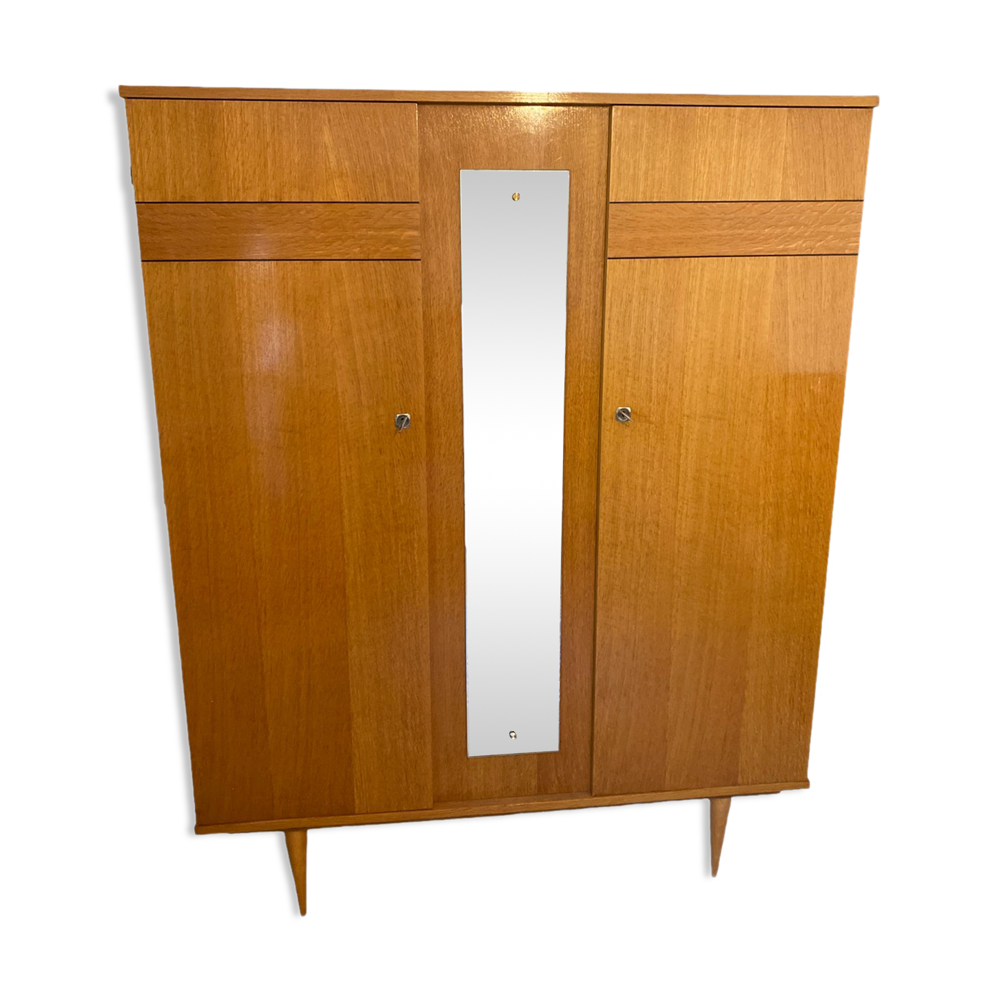Vintage wardrobe double doors 60s