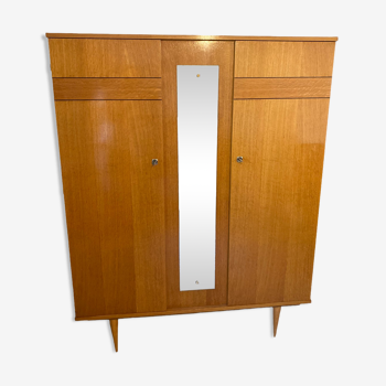 Vintage wardrobe double doors 60s