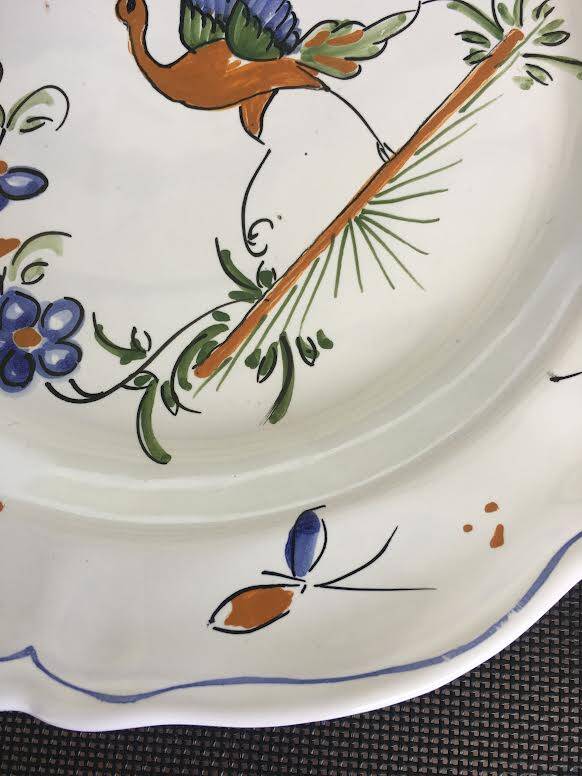 Moustier sainte marie manufacture plate