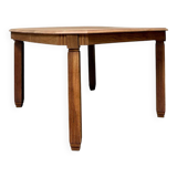 Art Deco extendable oak table, renovated