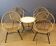 Living room in rattan and black lacquered iron by Rohe Noordwole circa 1950