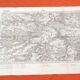 Melun (Seine-et-Marne) Red German Geographical Map : Northern War Zone