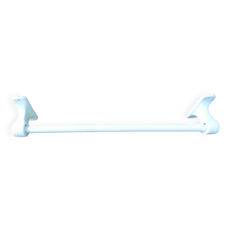 old bathroom wall towel holder Art Deco porcelain signed JM Limoges