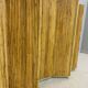 Contemporary glass and rattan console, Italy