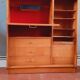 Meuble de bureau vintage année 50 en chêne