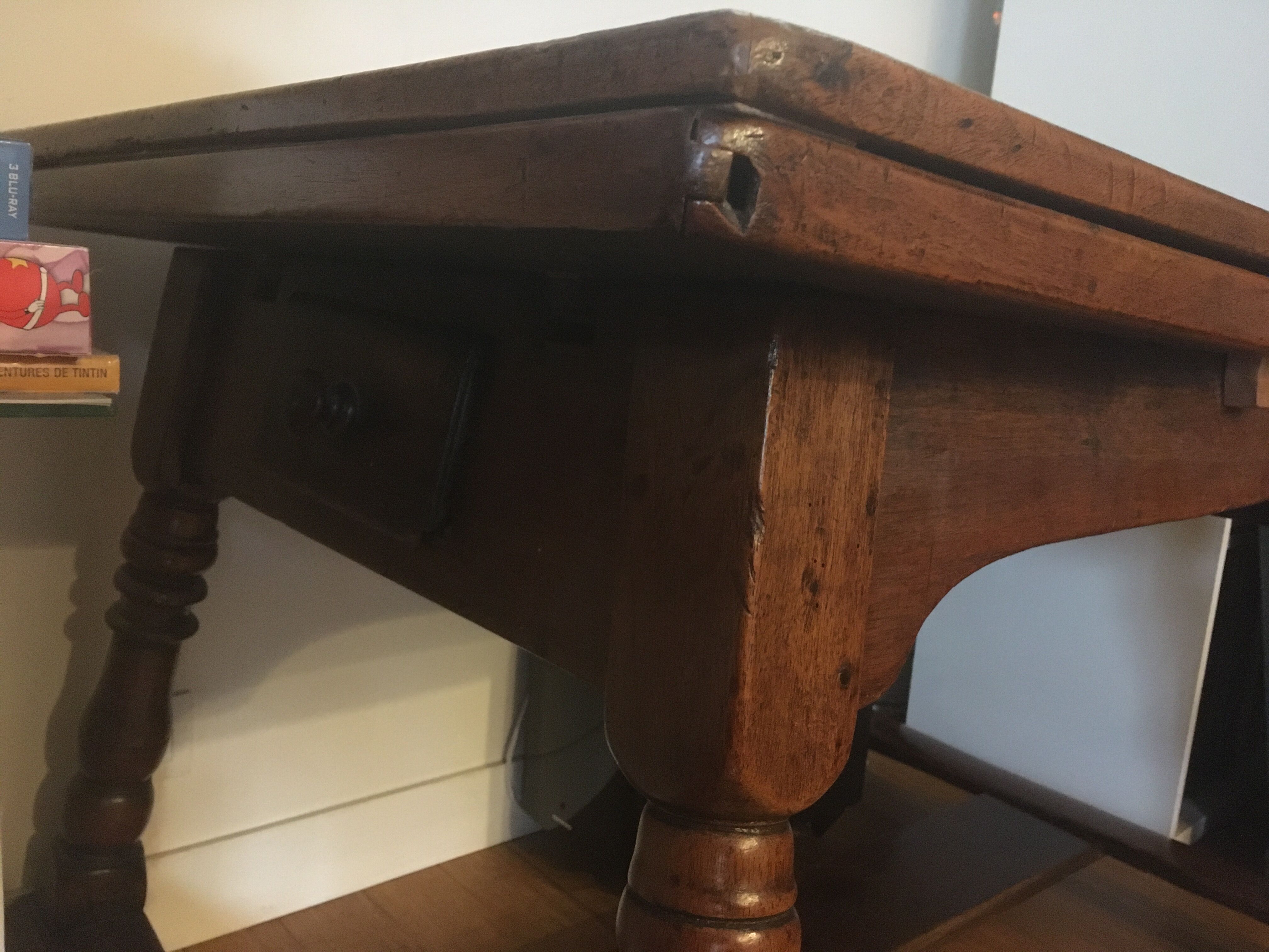 Cherry farmhouse table