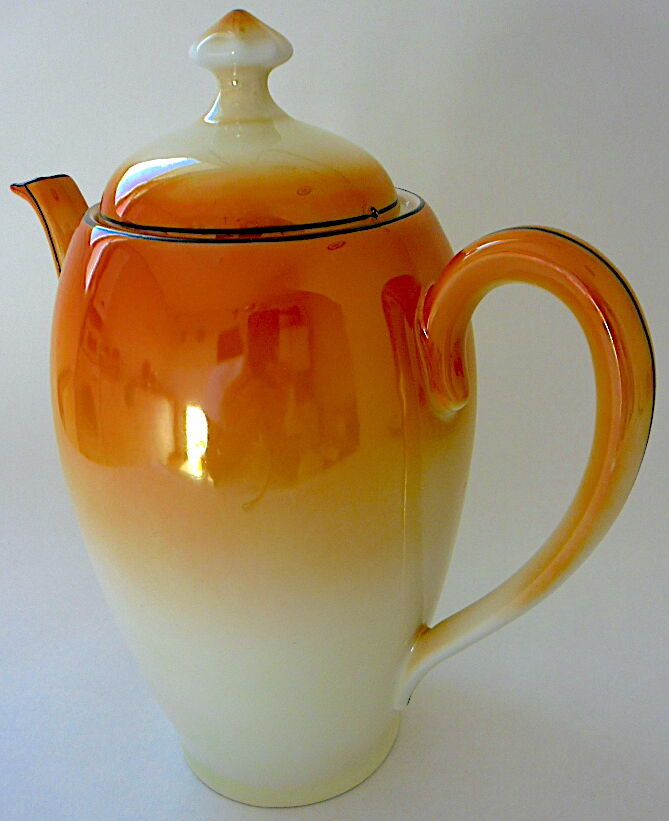 Art-deco bohemian porcelain tea or coffee
