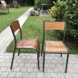 2 1960 Mullca 510 school chairs