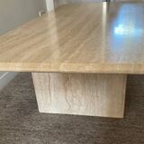 70s Travertine Coffee Table