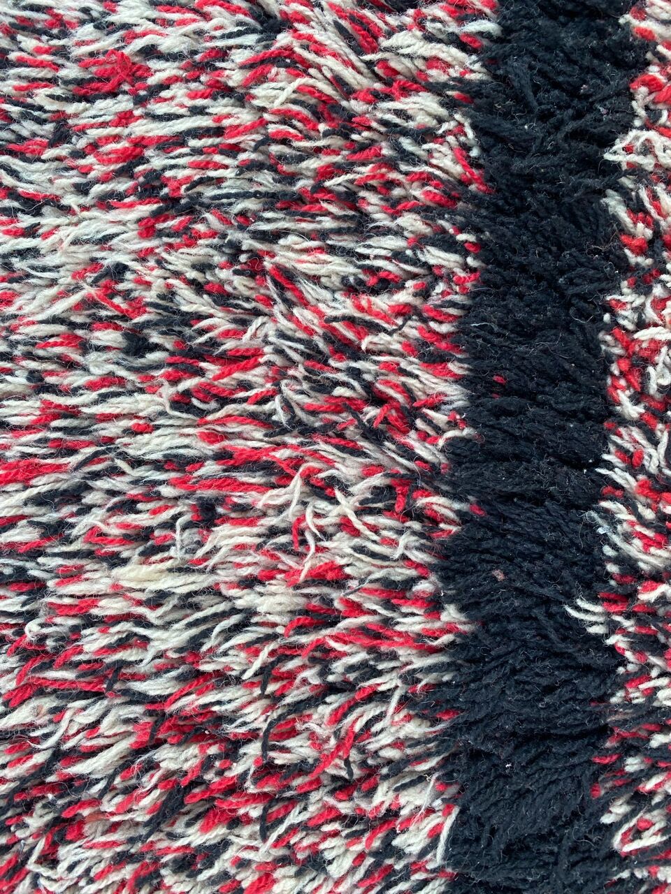 Handmade French Cogolin art deco rug 120x220 cm