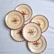 Longchamp Agen pattern soup plates
