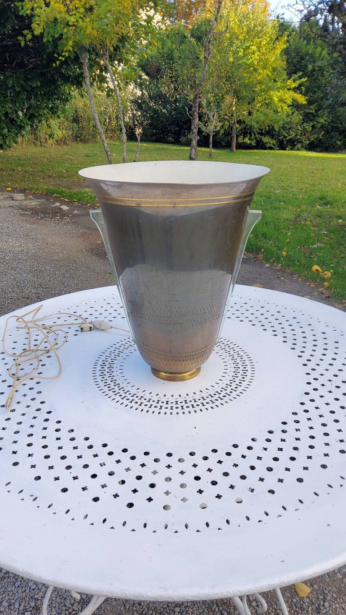 Art deco lamp from the 30s/40s of the Morand house