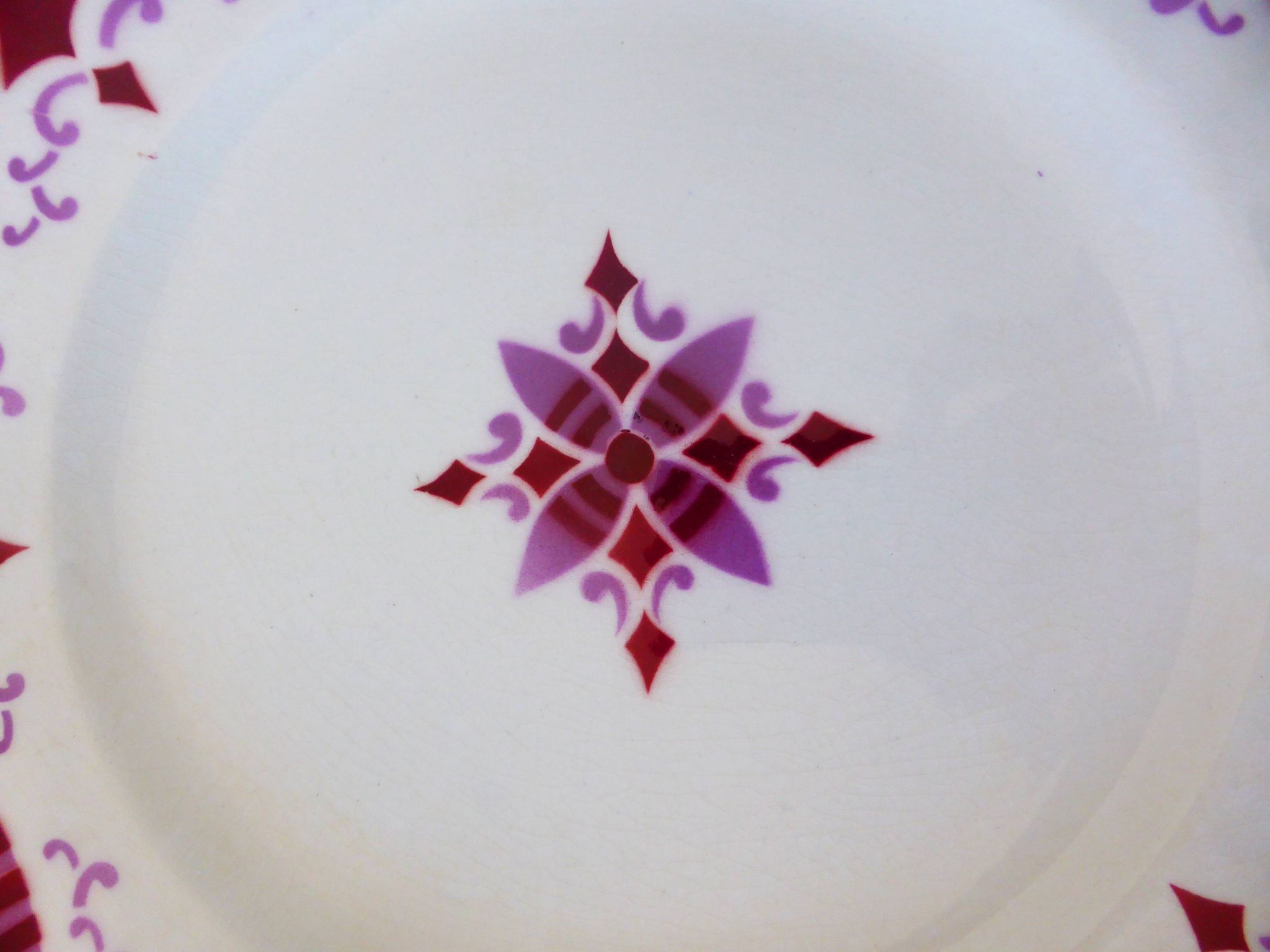 6 flat plates from Moulin des Loups and Hamage, Madeleine model 2106199