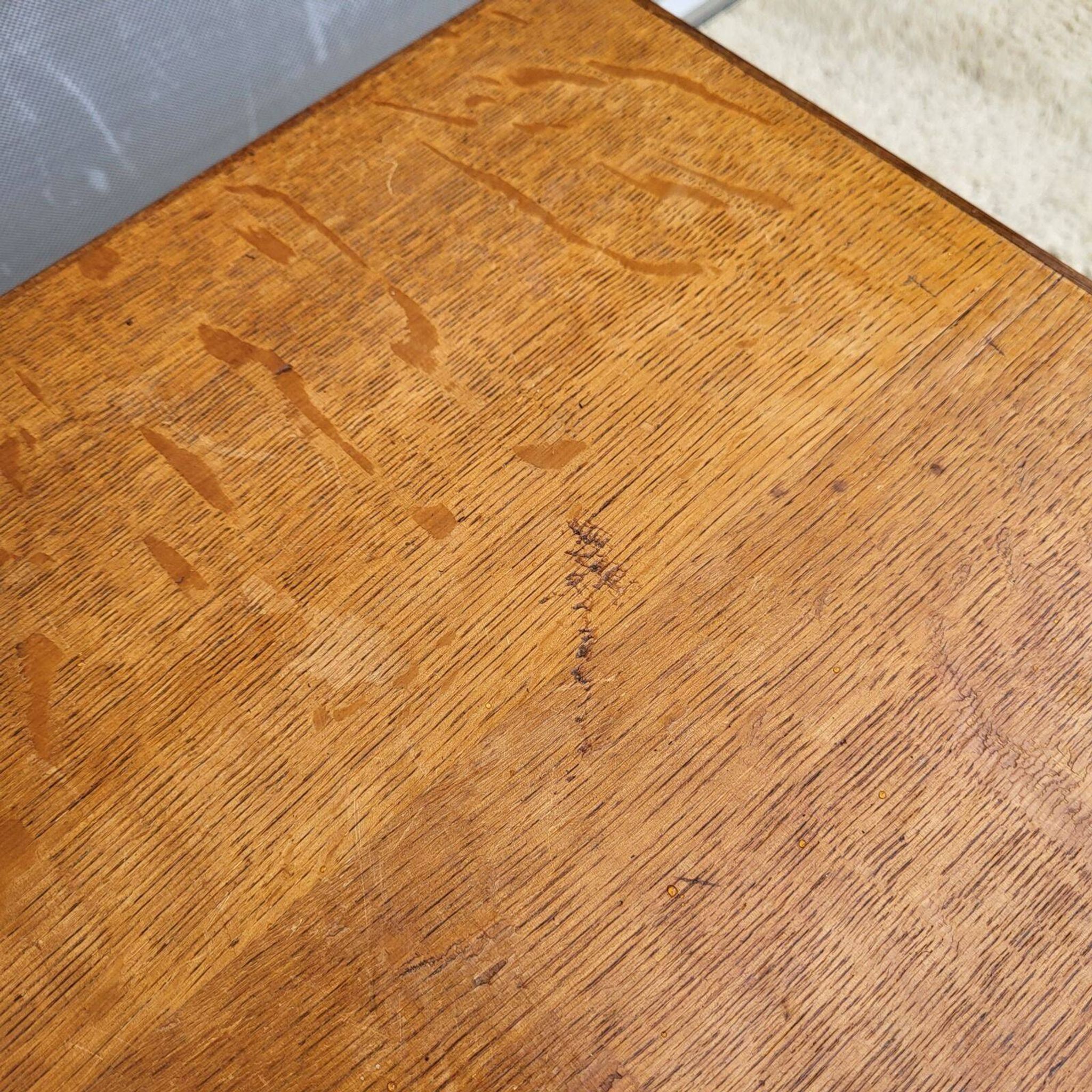 Reconstructed 1950s cantilever coffee table