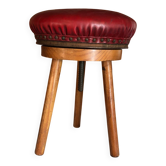 Tabouret piano vintage