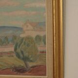 Paysage avec bâtiments par Erik Ulfonberg