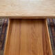 Large farmhouse table in solid ash
