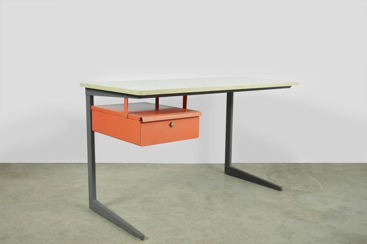 Vintage AHREND industrial Result desk by Friso Kramer, 1950s Netherlands