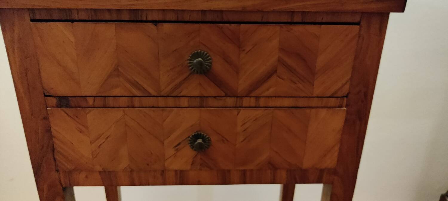 Louis xvi style bedside table