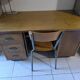 Schoolmaster's desk and its chair