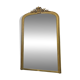 Miroir ancien Louis-Philippe 232,5/148cm  à fronton et perlé, mercure