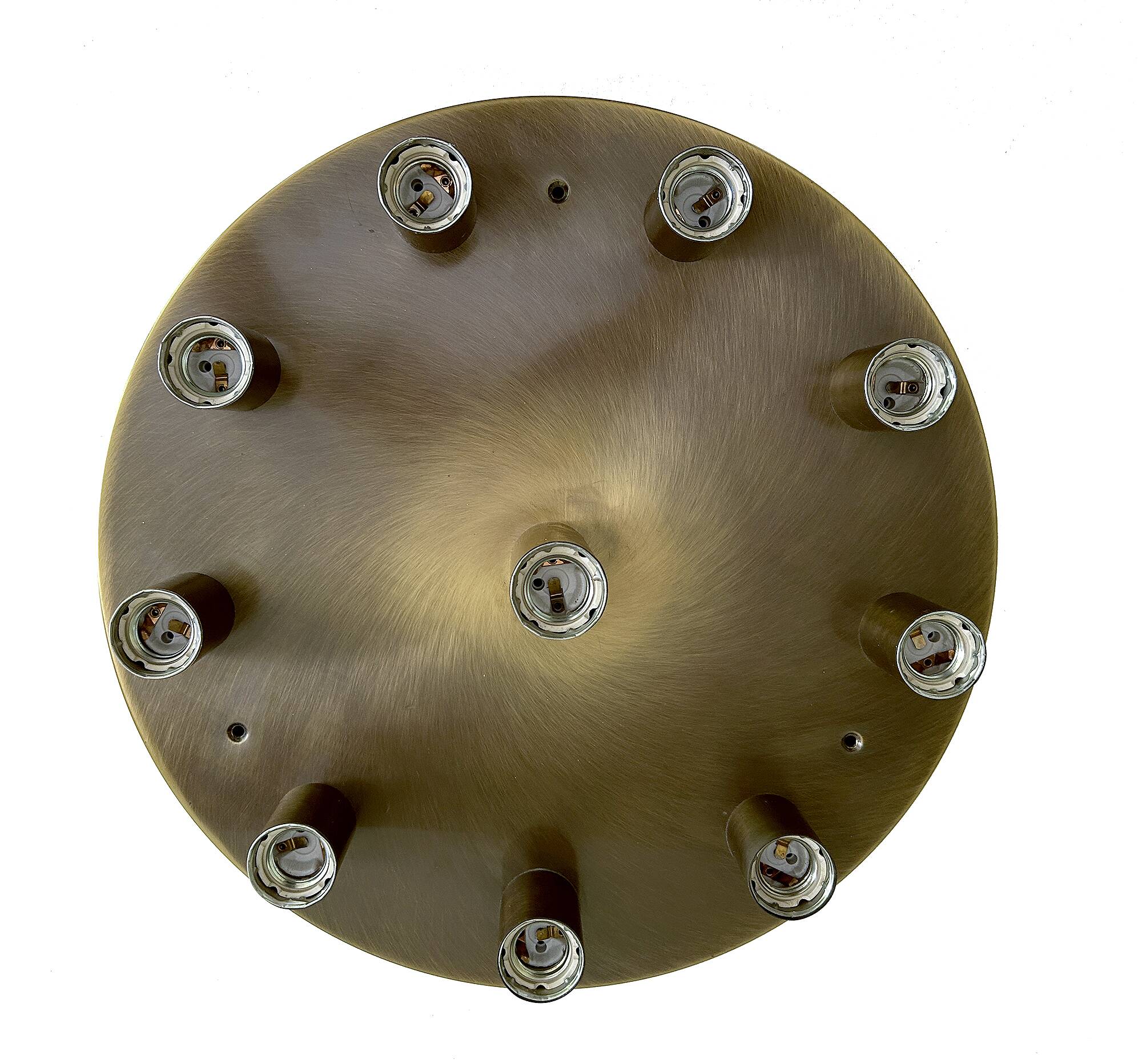 Large Vintage Brass Ceiling Light