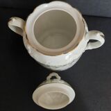 Sugar bowl decorated with cornflowers Limoges first half of the 20th century