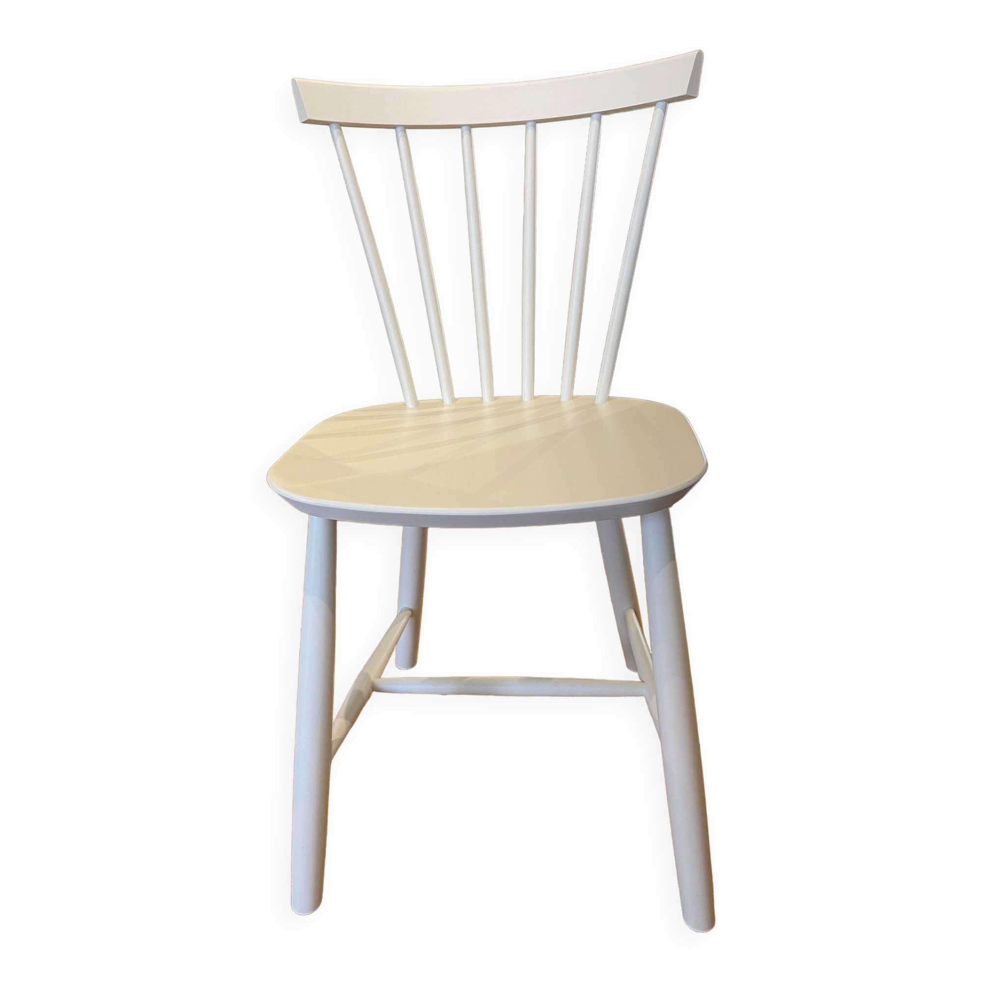 Chair J46 FDB Mobler in white beech