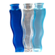 Trio de vases bleus