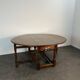 Table de salle à manger à rabats de type Gateleg en chêne XVIIIe siècle