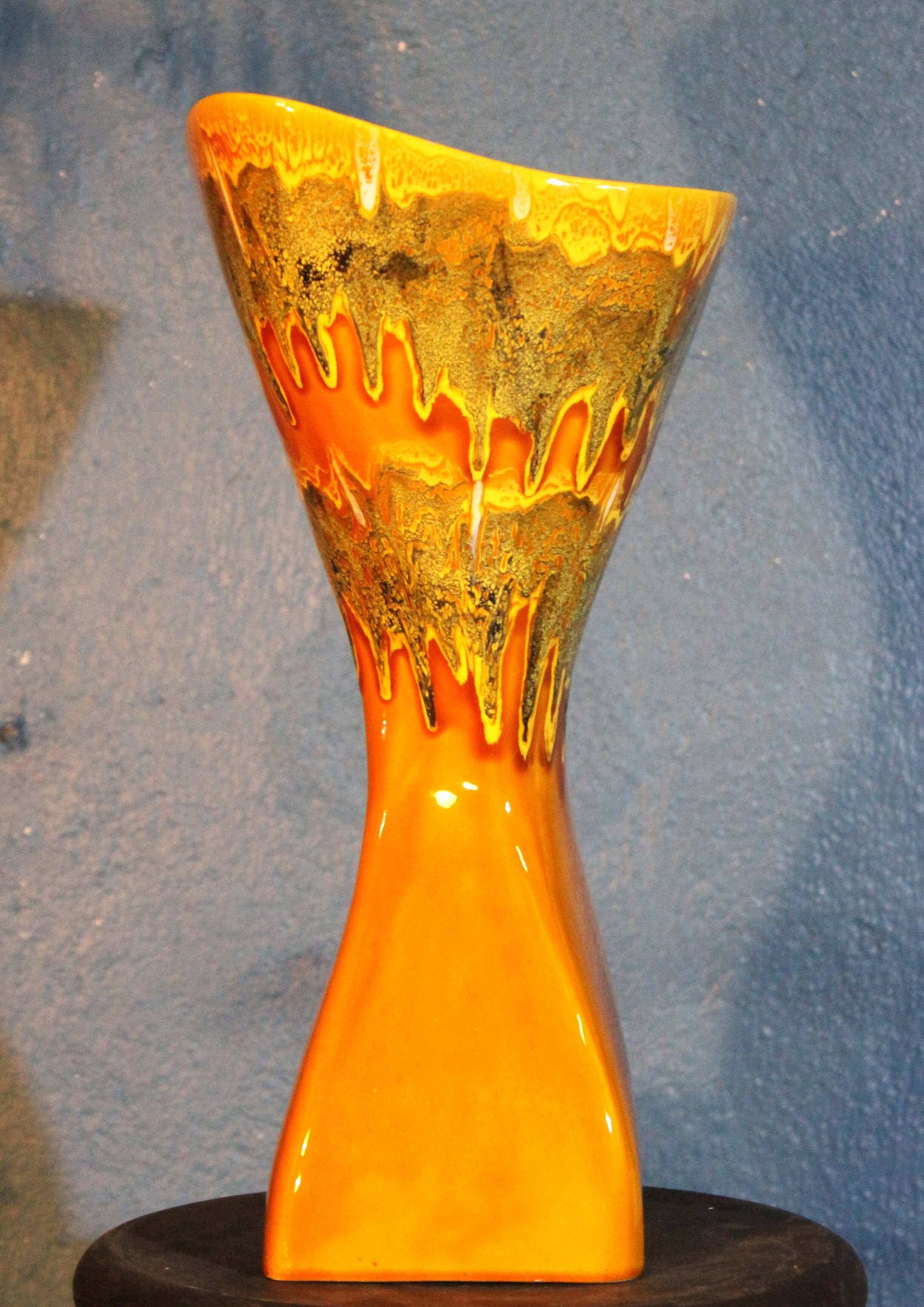 Ceramic vase "Lave" 1950s
