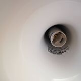 White pendant lamp, Danish design, 1970s, manufacturer: Frandsen