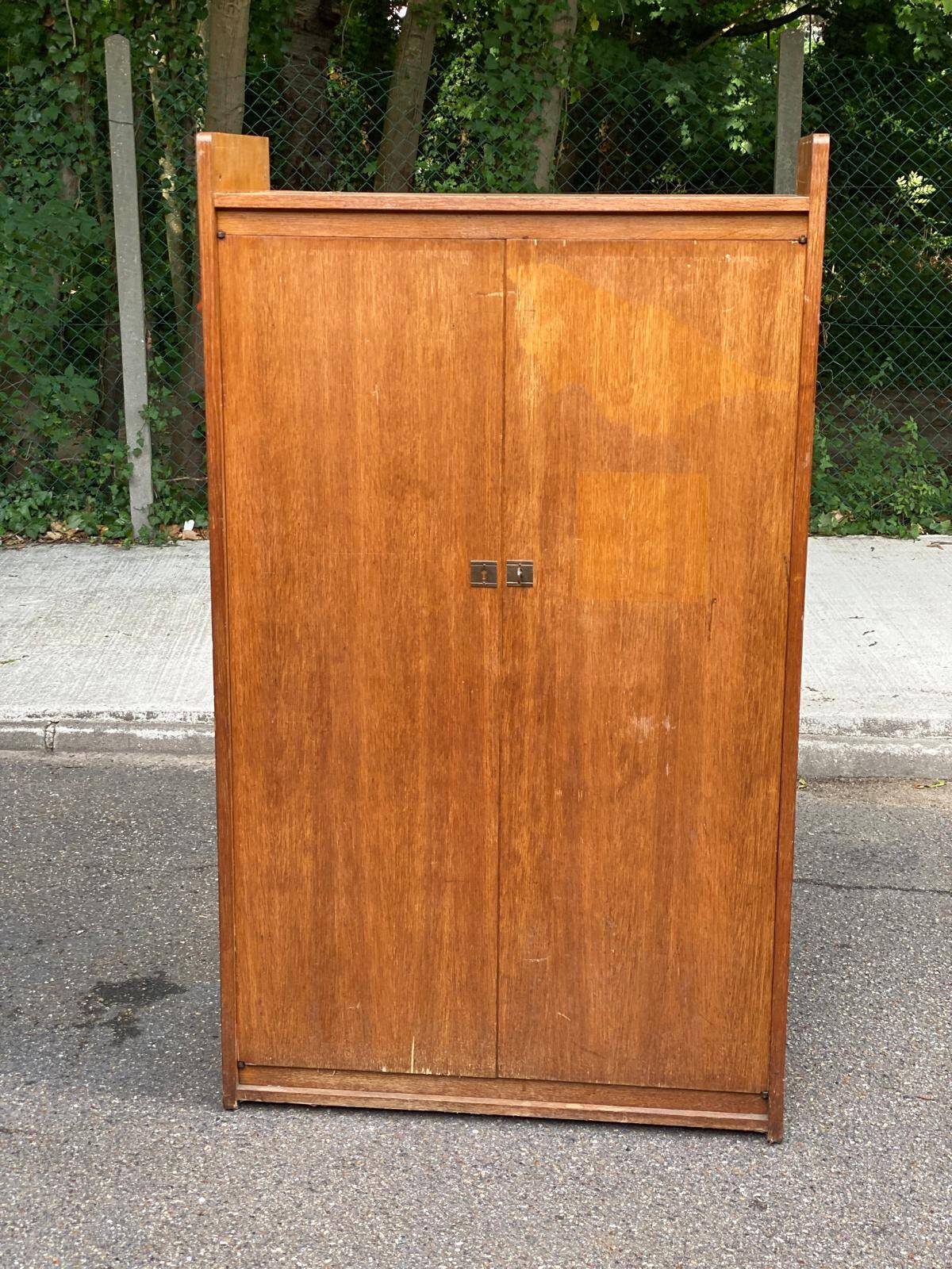 Scandinavian wooden wardrobe from the 50s
