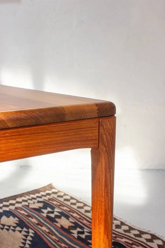 Vintage teak dining table, Danish Mid Century, 1960s, solid wood