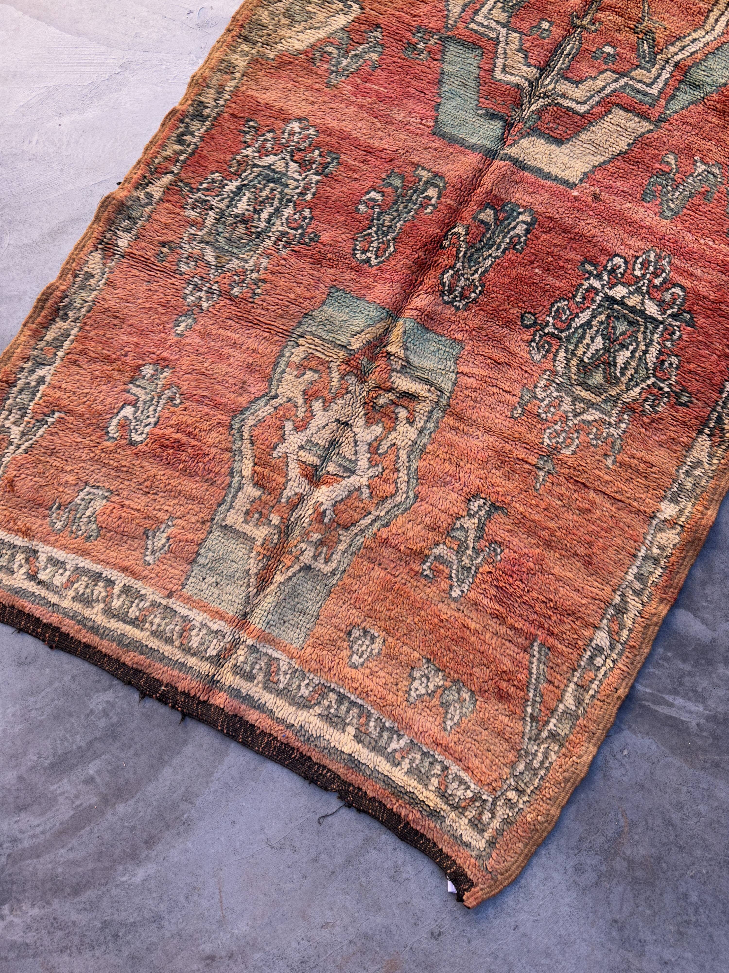 Moroccan carpet 126x254cm