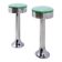 Pair of vintage retro stools from the 1950s.