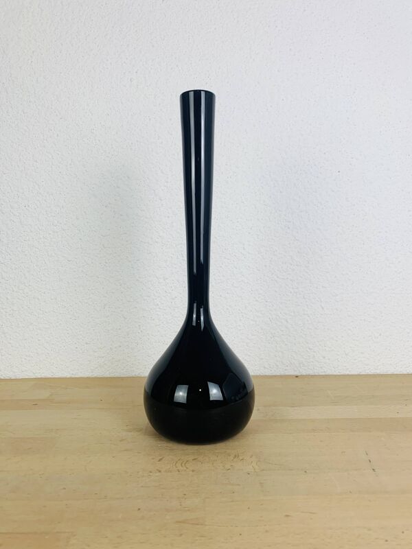 Vase soliflore verre soufflé Maure-Vieil vintage