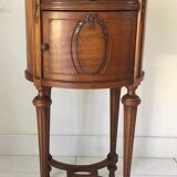 Louis XVI style round bedside table